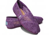 Эспадрильи Crochet Purple Classics фиолетовые Toms